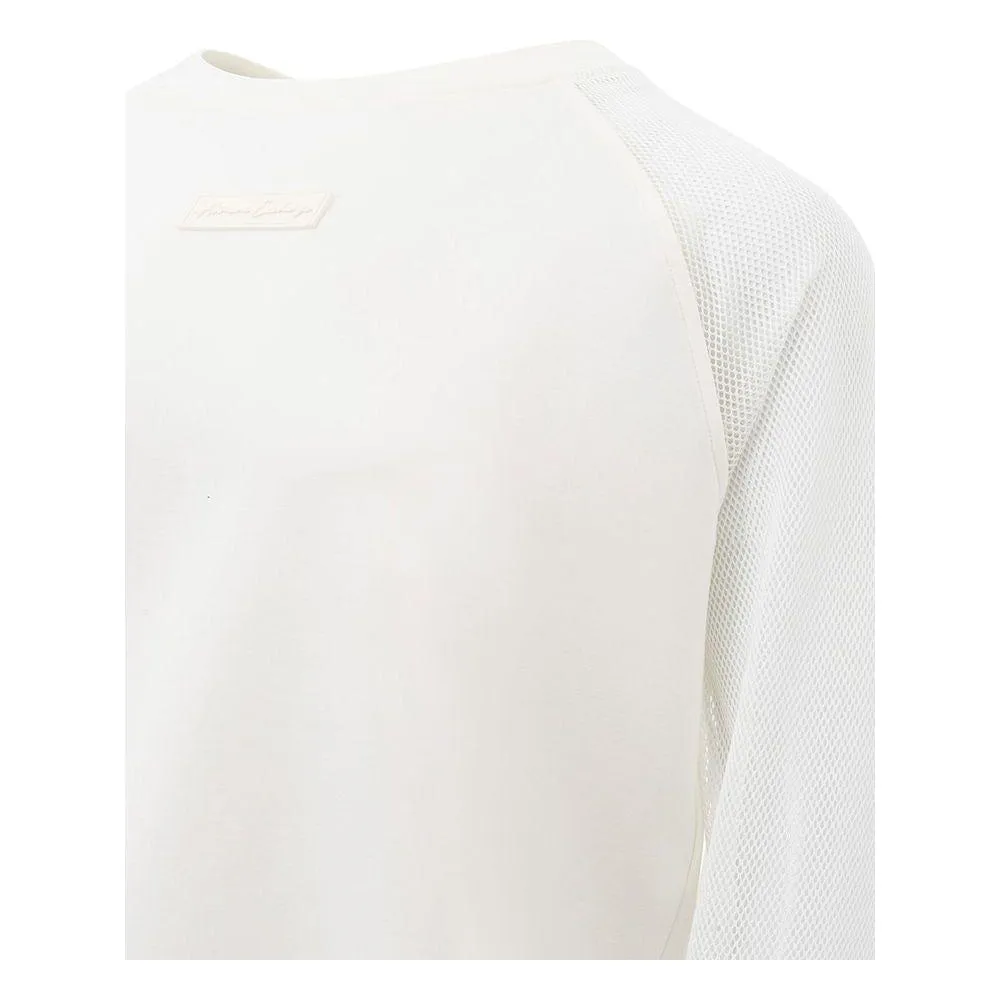 Armani Exchange Elegant White Polyamide Sweater