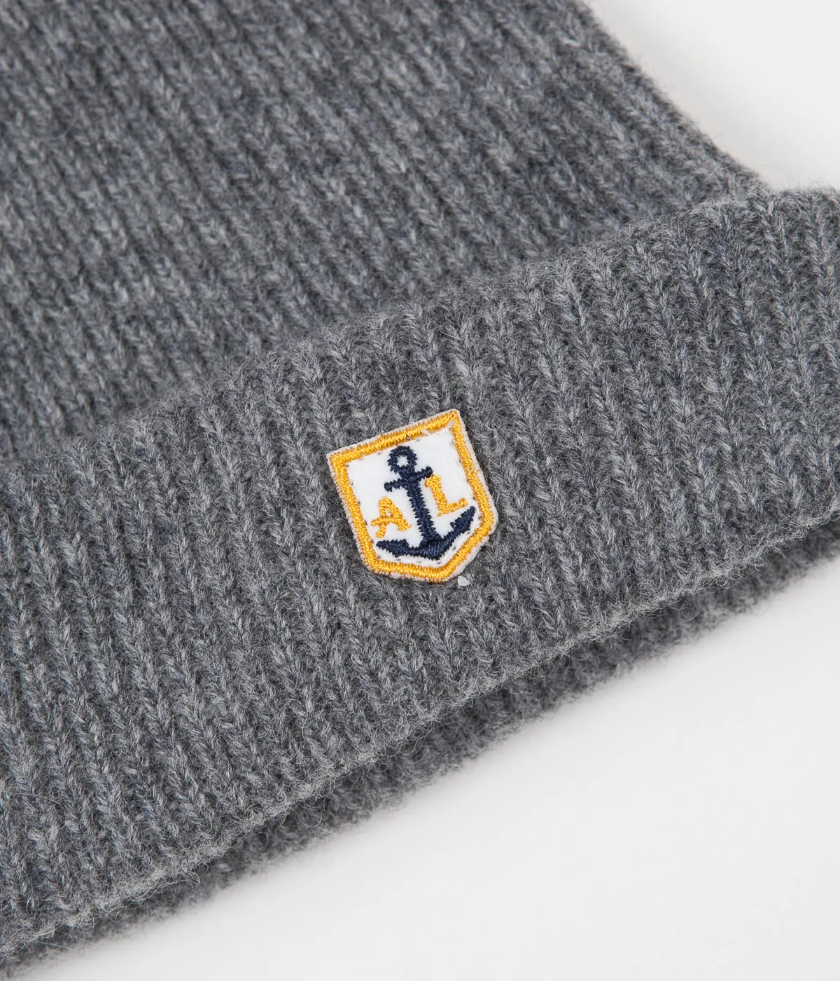 Armor Lux Fisherman Breton Beanie - Slate Grey