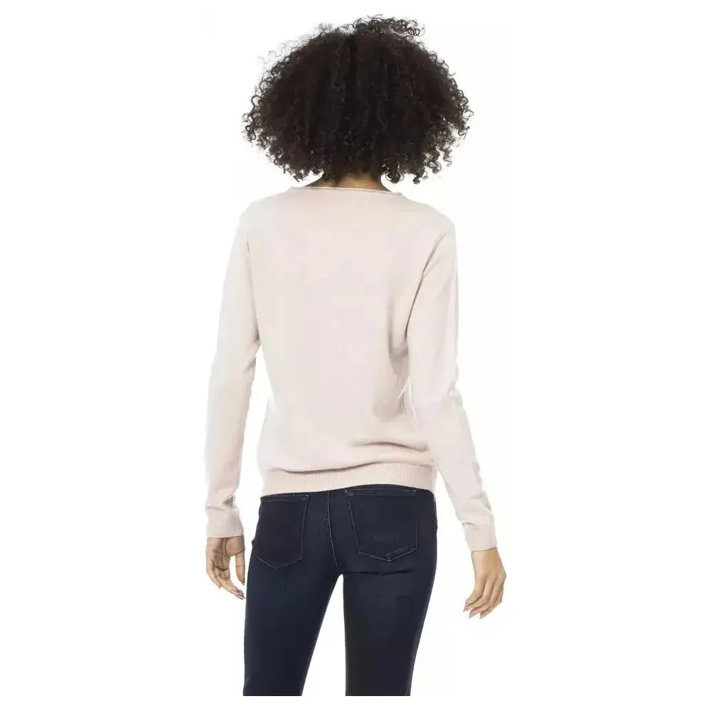 Baldinini Trend Pink Wool Women Sweater