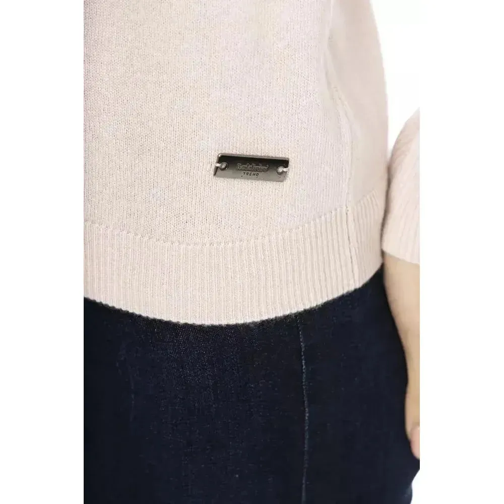 Baldinini Trend Pink Wool Women Sweater