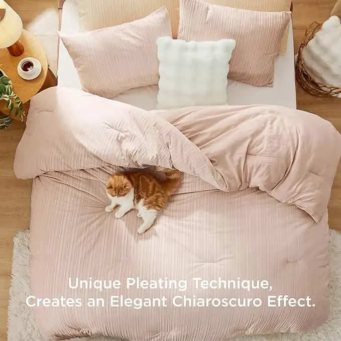 Bedsure Fluffy Comforter Set