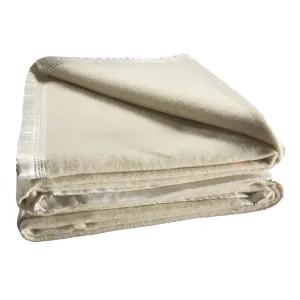 Bianca Australian Wool Blanket - Cream