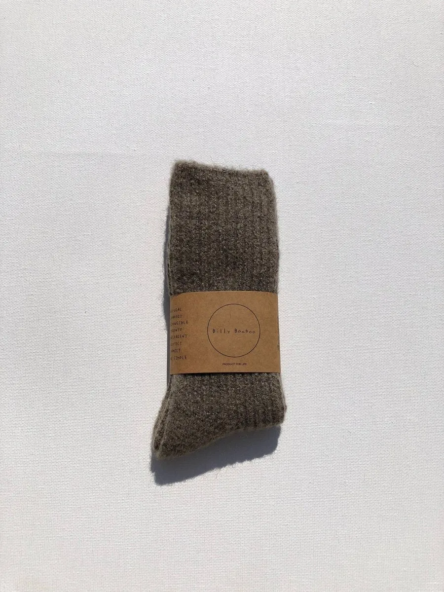 Billy Bamboo Alpaca Cabin Socks (Many Colours)