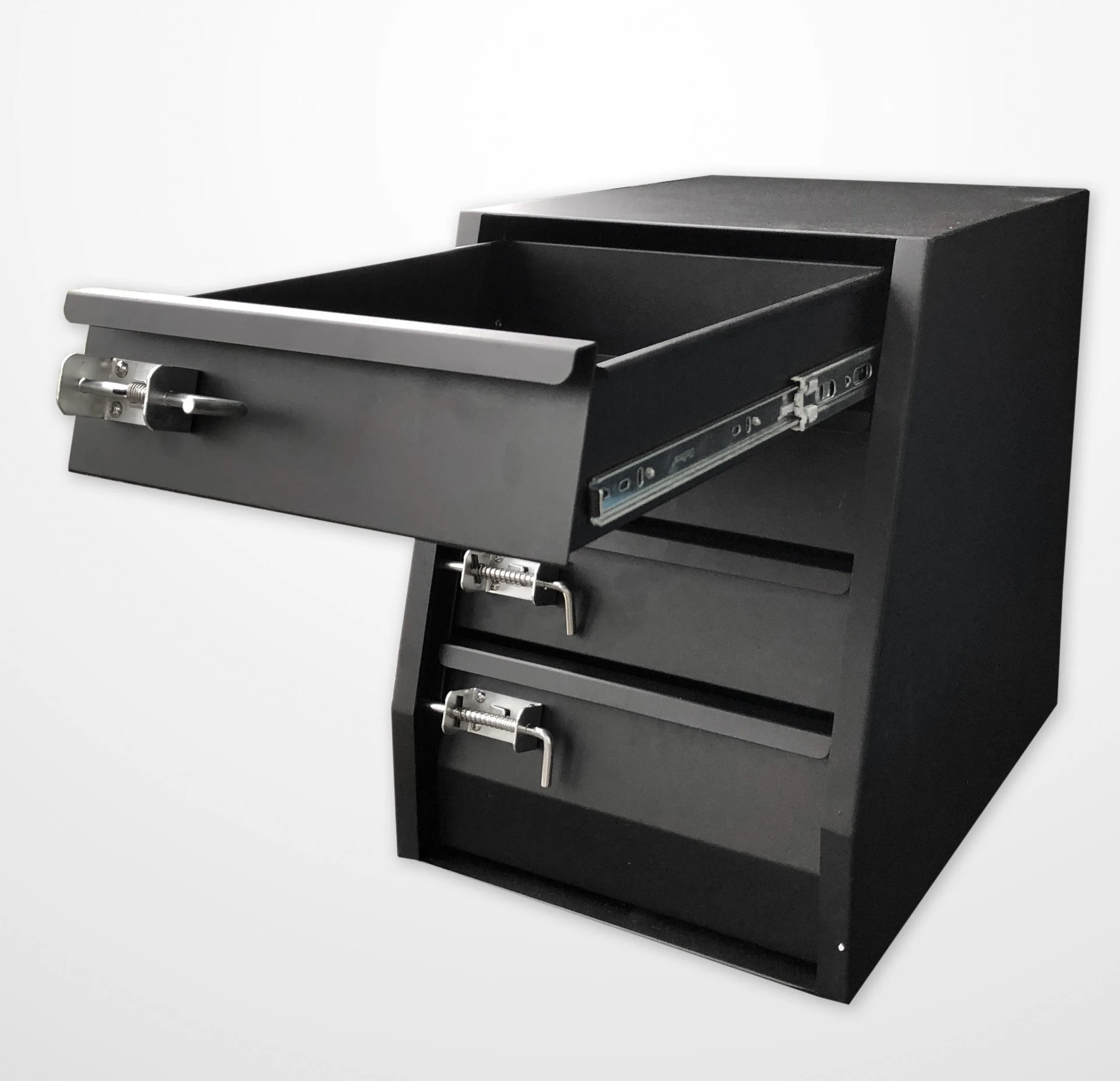 Black - 4 Drawer Unit