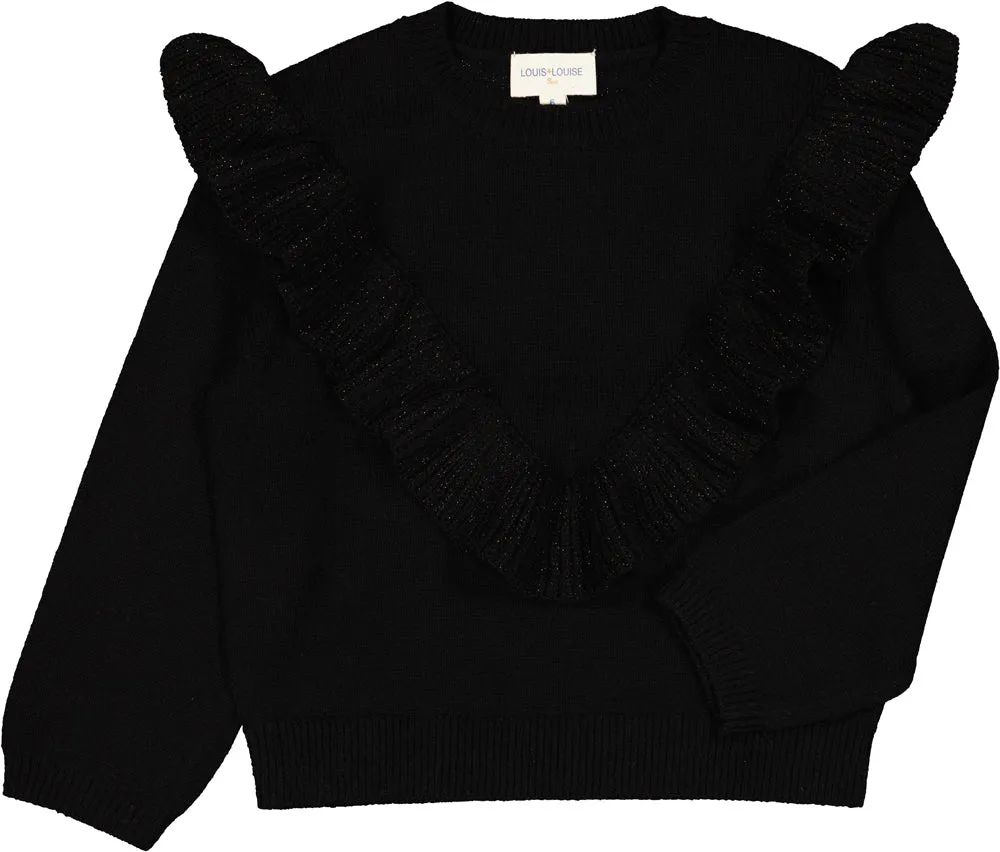 Black Knitted Pavlova Sweater