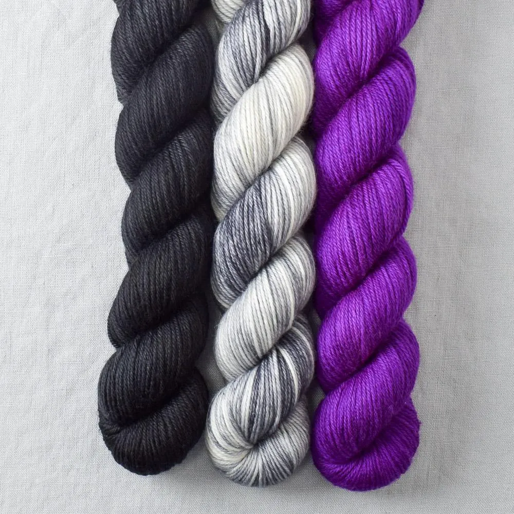 Blarney Stone, Obsidian, Violaceous - Yowza Mini Trio - Babette