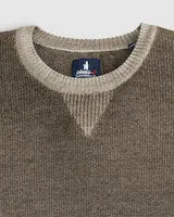 Burgess Garment-Dyed Crewneck Sweater - Maple