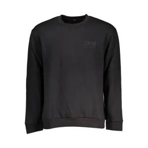 Cavalli Class Elegant Crew Neck Fleece Sweatshirt