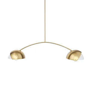 Cybill Chandelier Gold Metal | 2 Lights