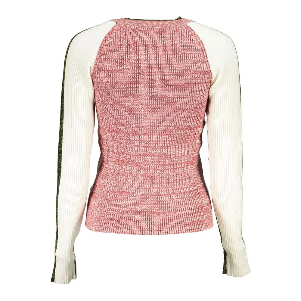 Desigual Chic Contrasting Crew Neck Sweater