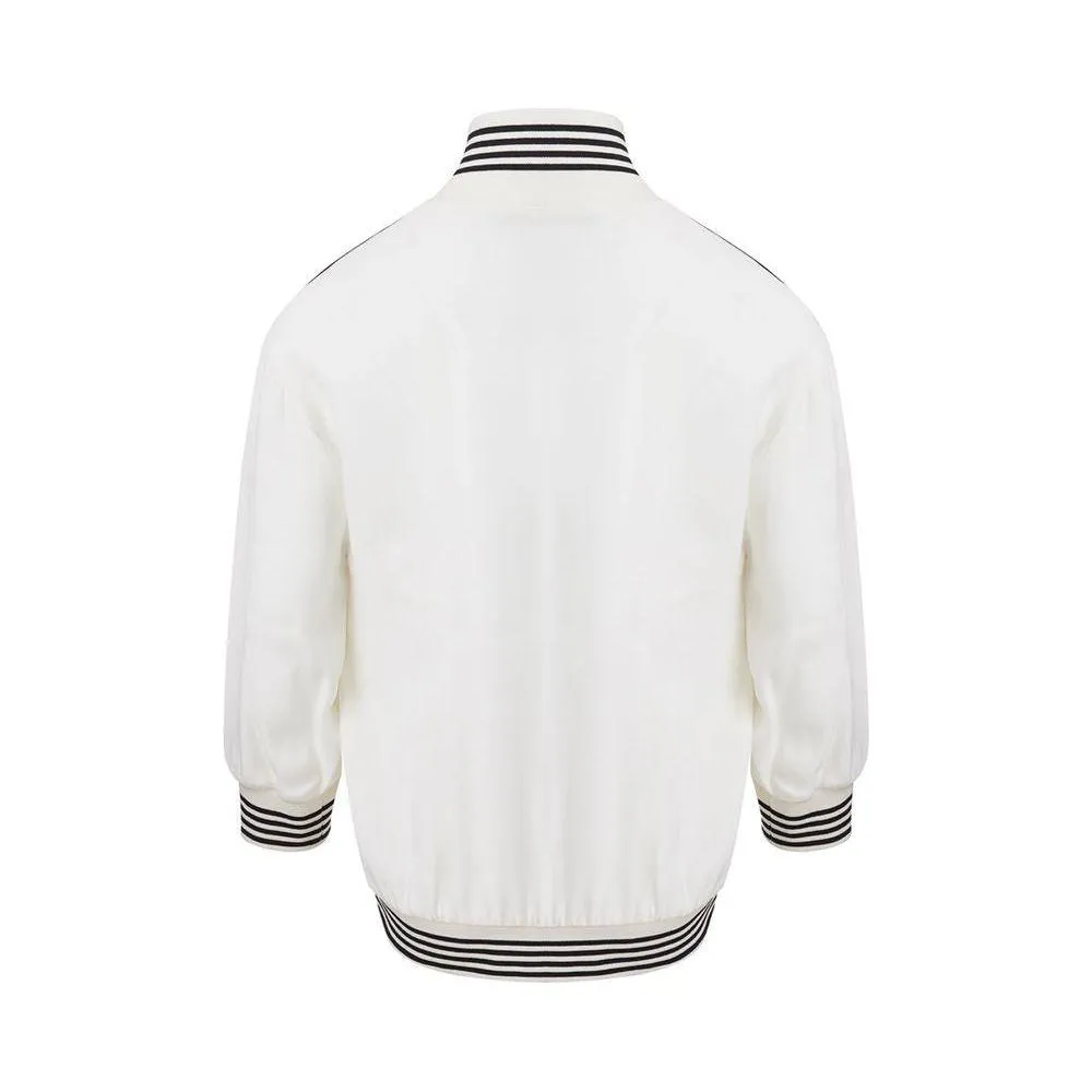 Dolce & Gabbana Elegant Cotton Knit White Sweater