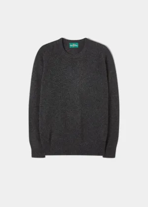 Dorset Men's Lambswool Jumper in Charcoal - Classic Fit