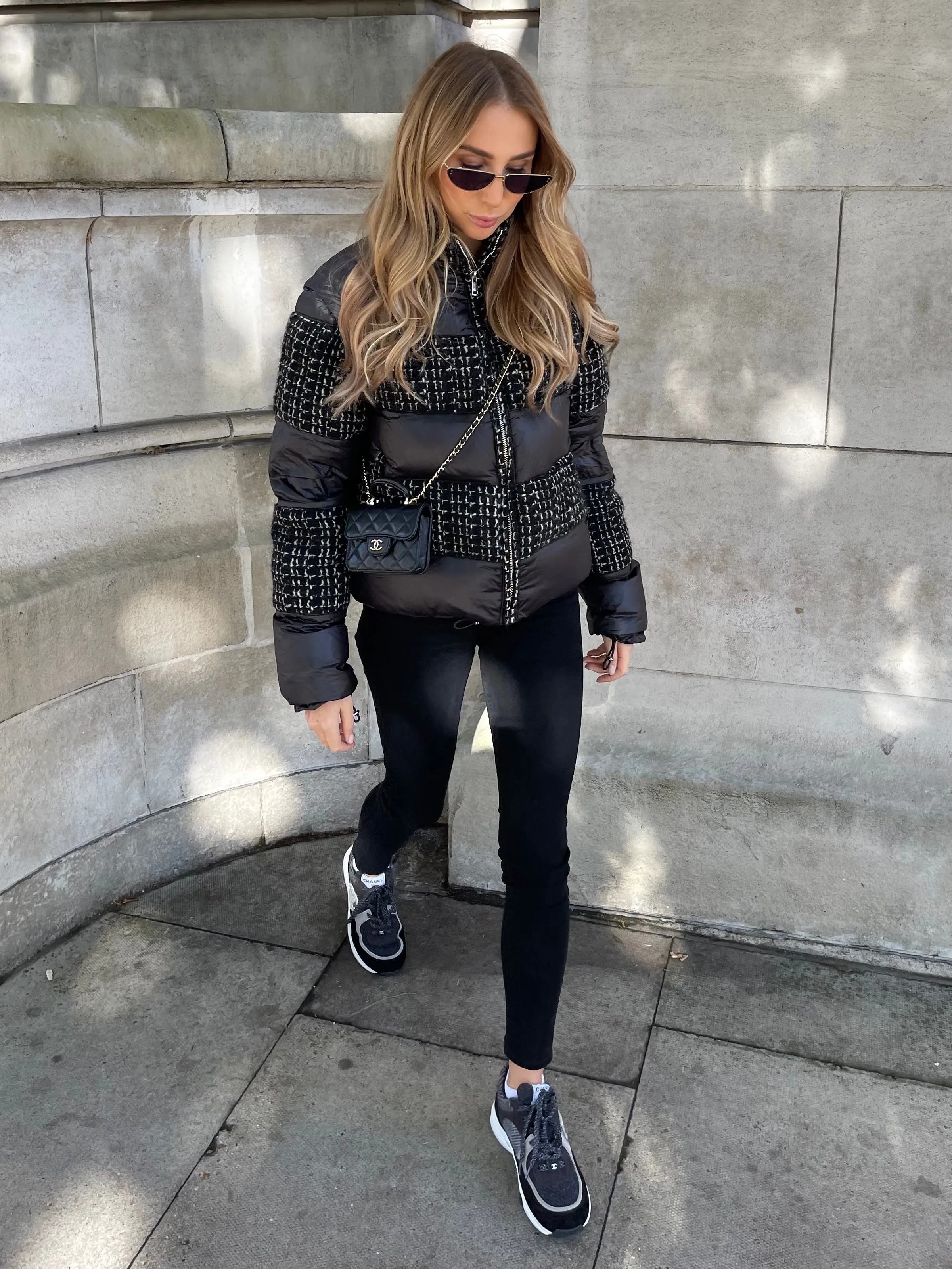 Eloise Tweed Puffer Jacket and Vest