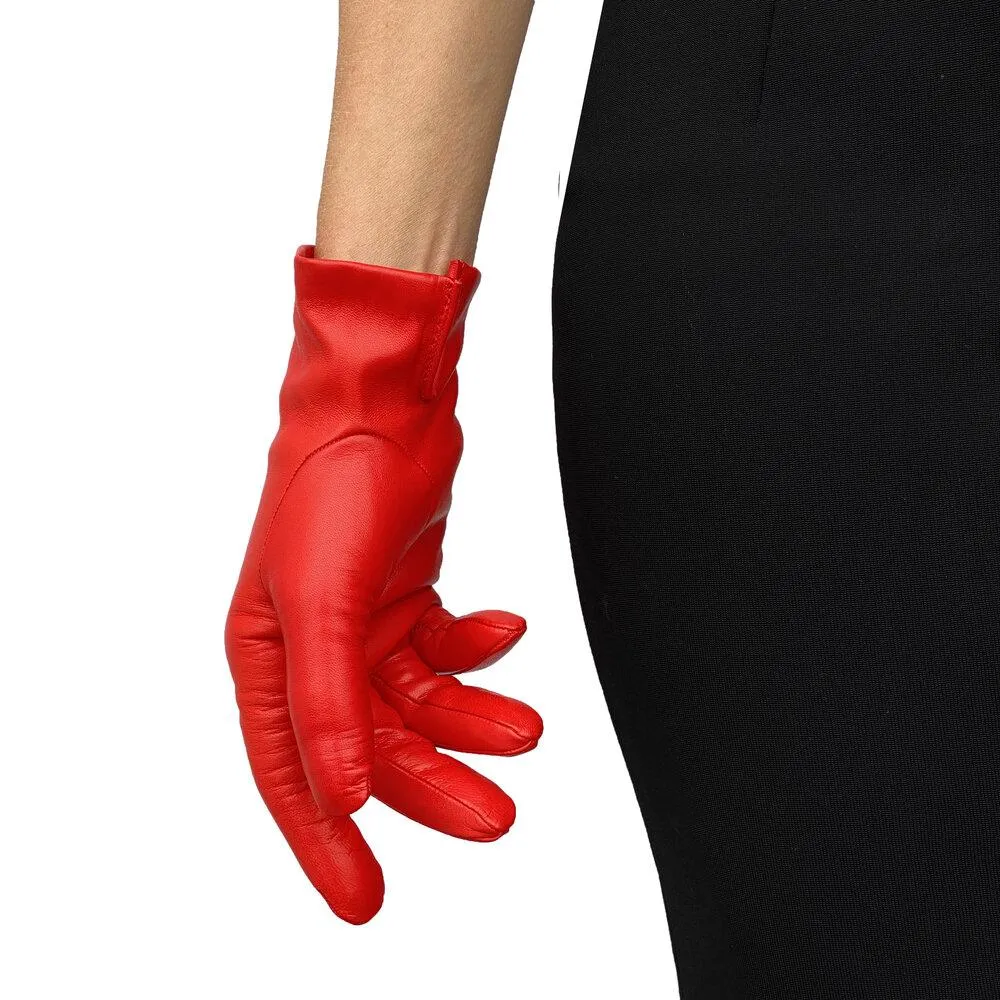 Emma - Women's Cashmere Lined Leather Gloves