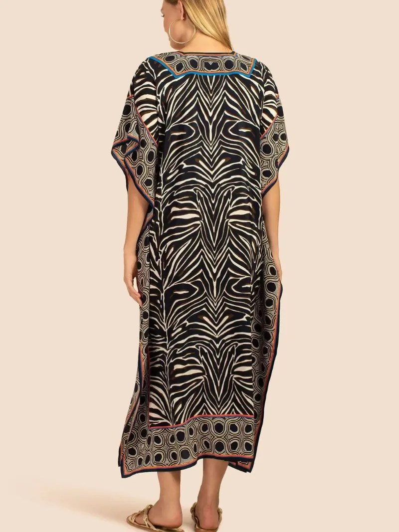 Game Of Love Women's V-neck Kaftan Dress