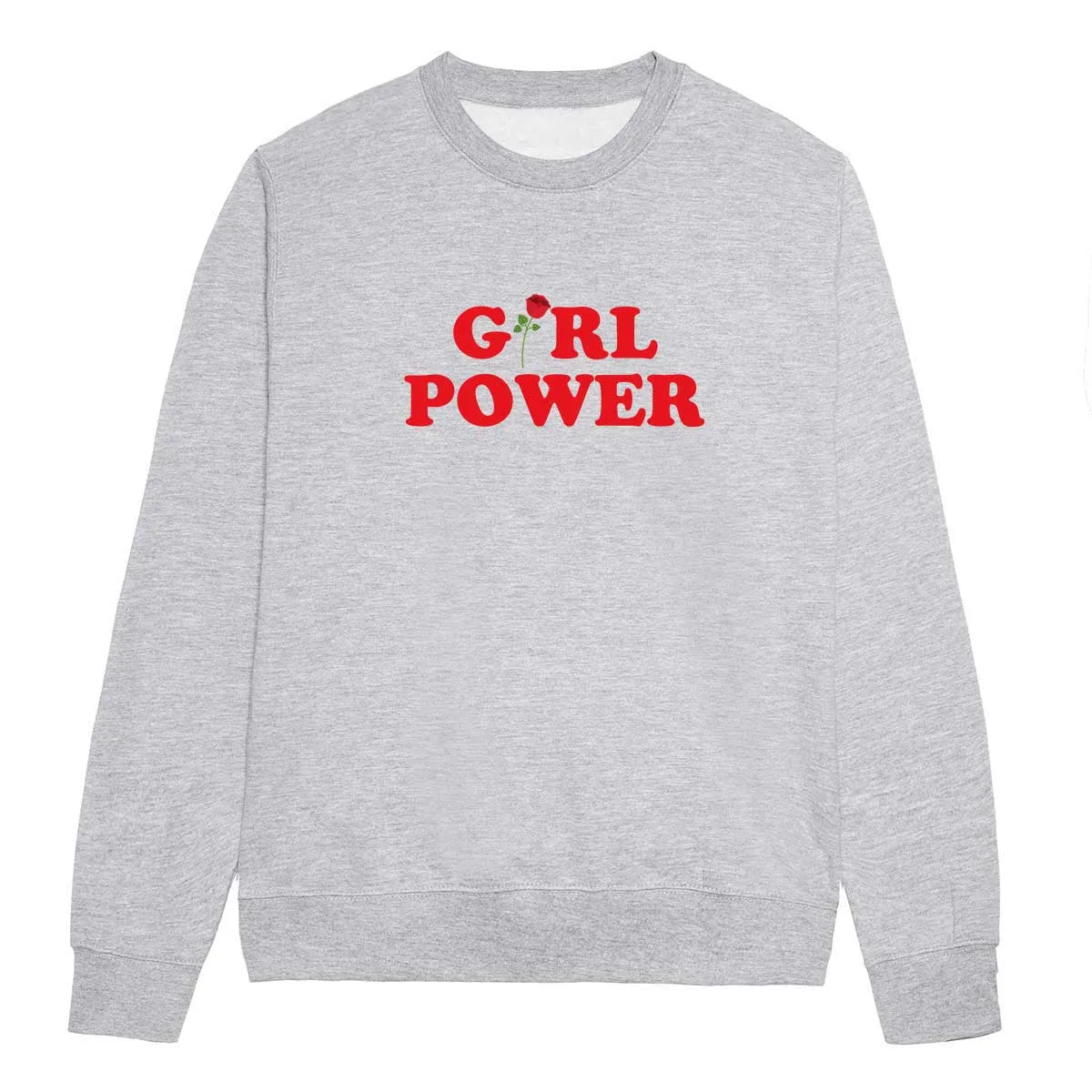 Girl Power Rose Feminist Sweatshirt