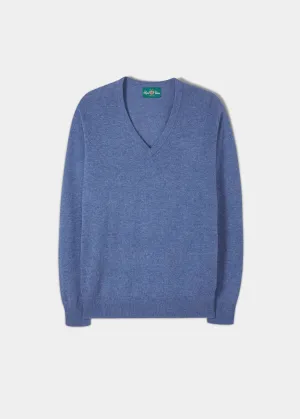 Hampshire Lambswool Jumper in Jeans - Classic Fit