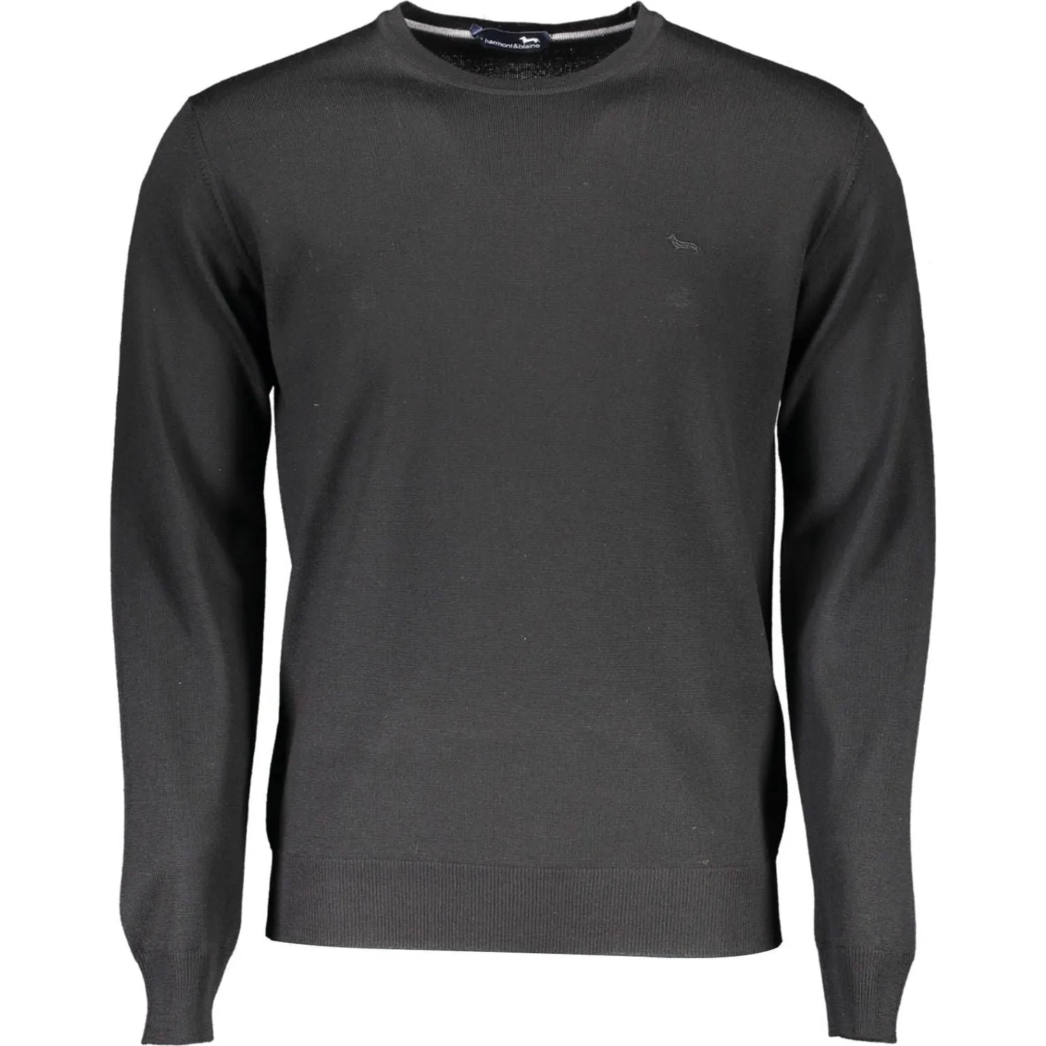 Harmont & Blaine Black Wool Men Sweater