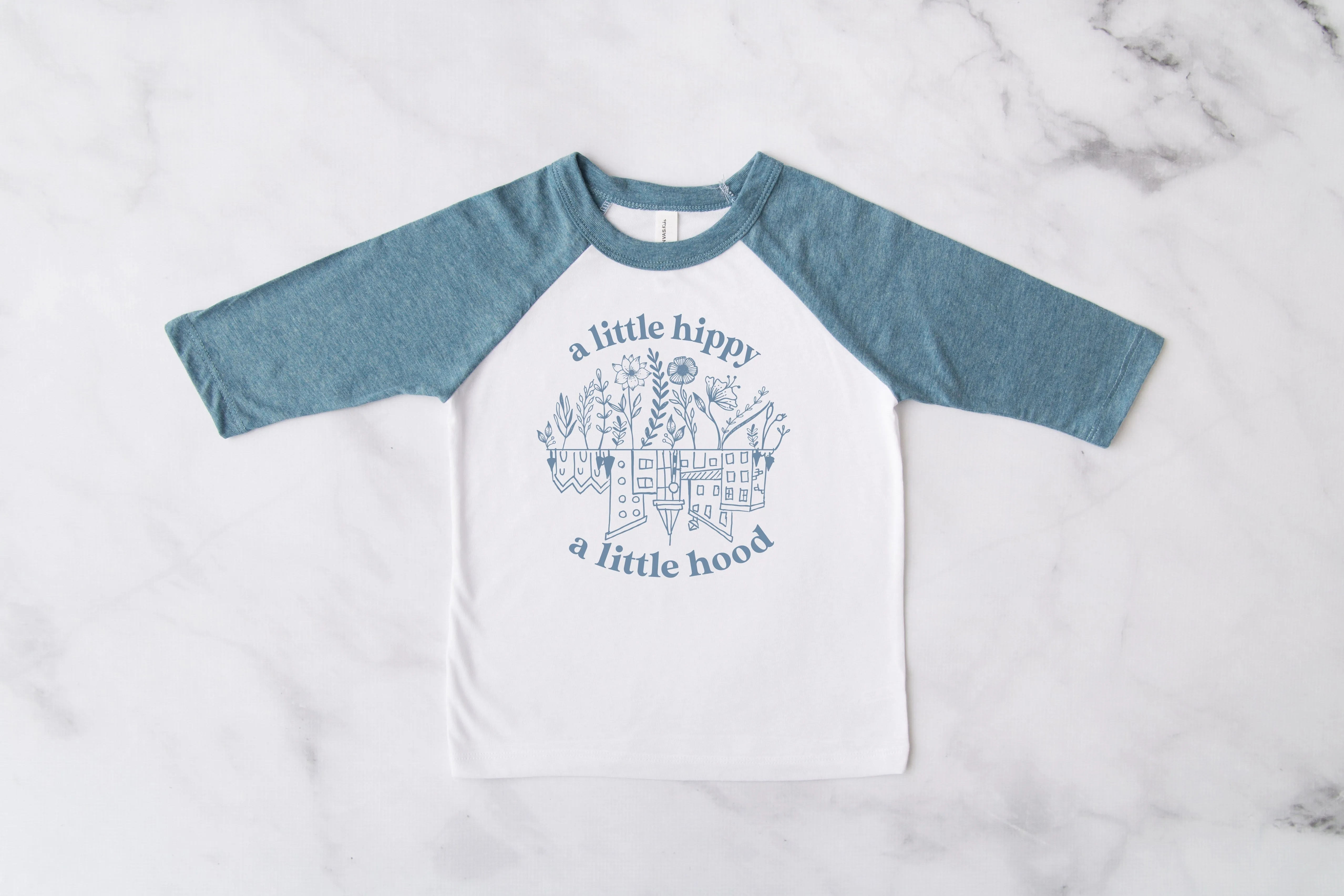 Hippie Hood Kids Raglan