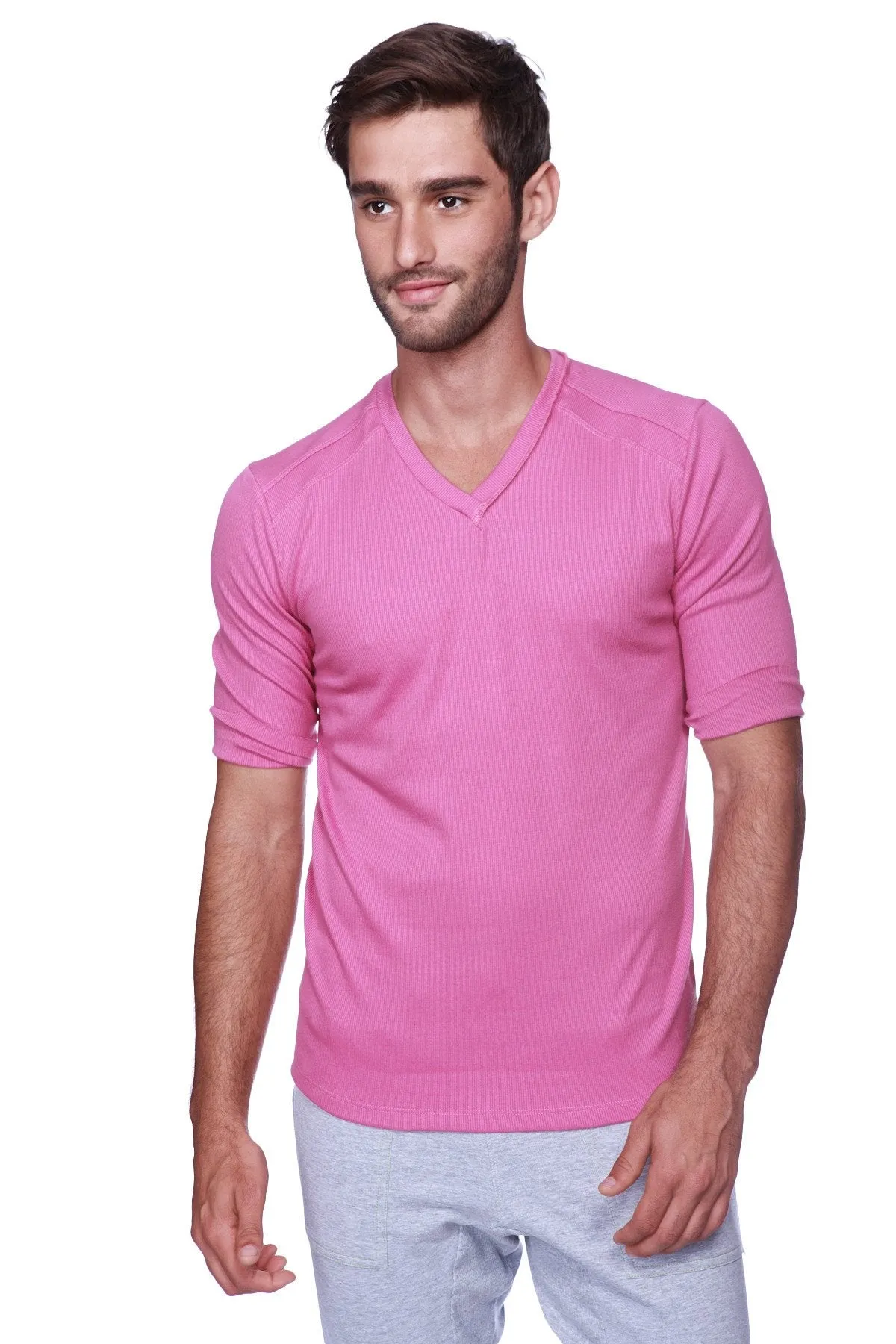 Hybrid V-Neck (Berry)