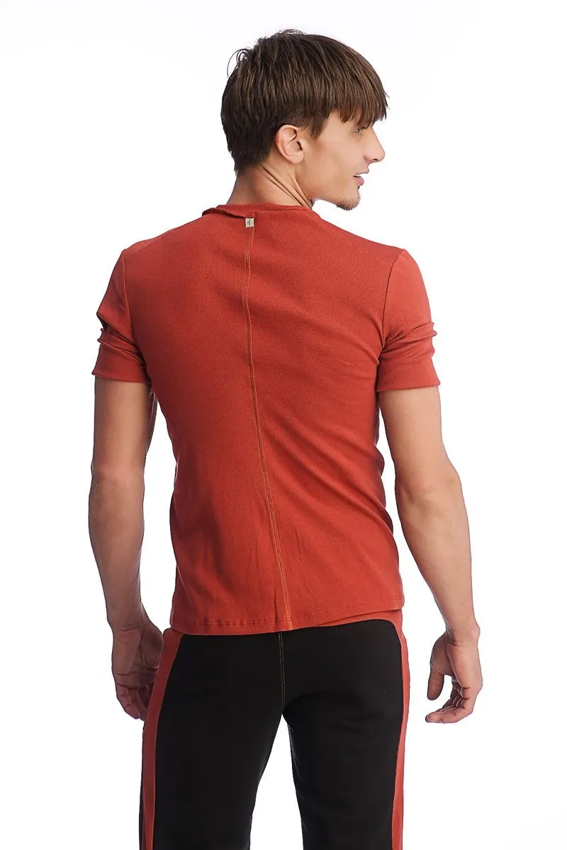 Hybrid V-Neck (Cinnabar)