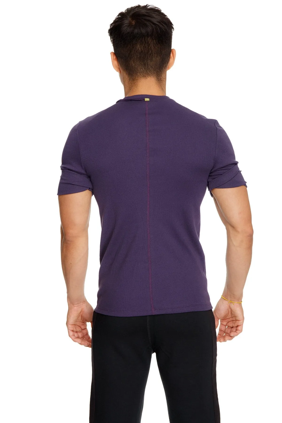 Hybrid V-Neck (Eggplant Purple)