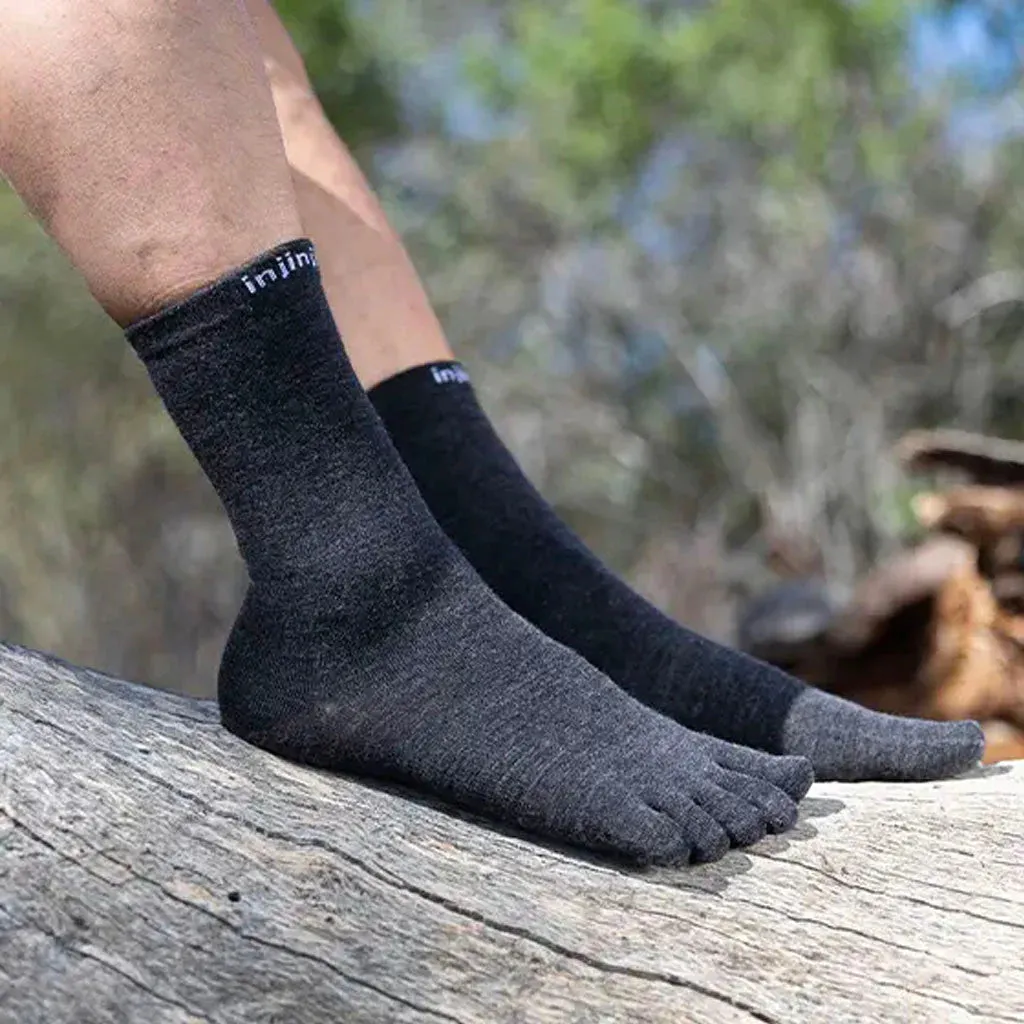 Injinji Performance Liner Merino Wool Crew Socks