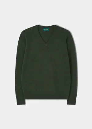 Kilsyth Men's Lambswool Jumper in Rosemary - Regular Fit