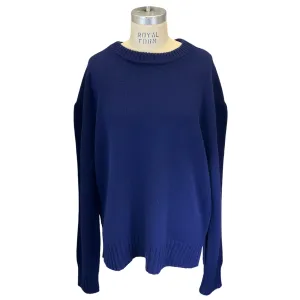 Lanvin Majorelle Blue Crewneck Cashmere Jumper