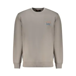 Lee Gray Cotton Men Sweater