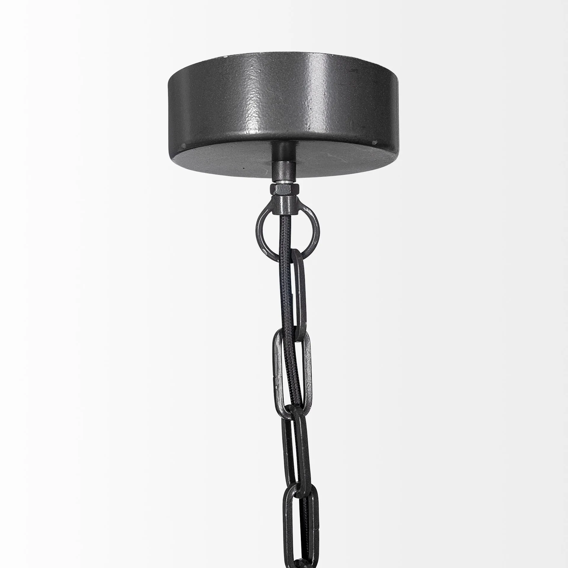 Liam Chandelier Black Wood