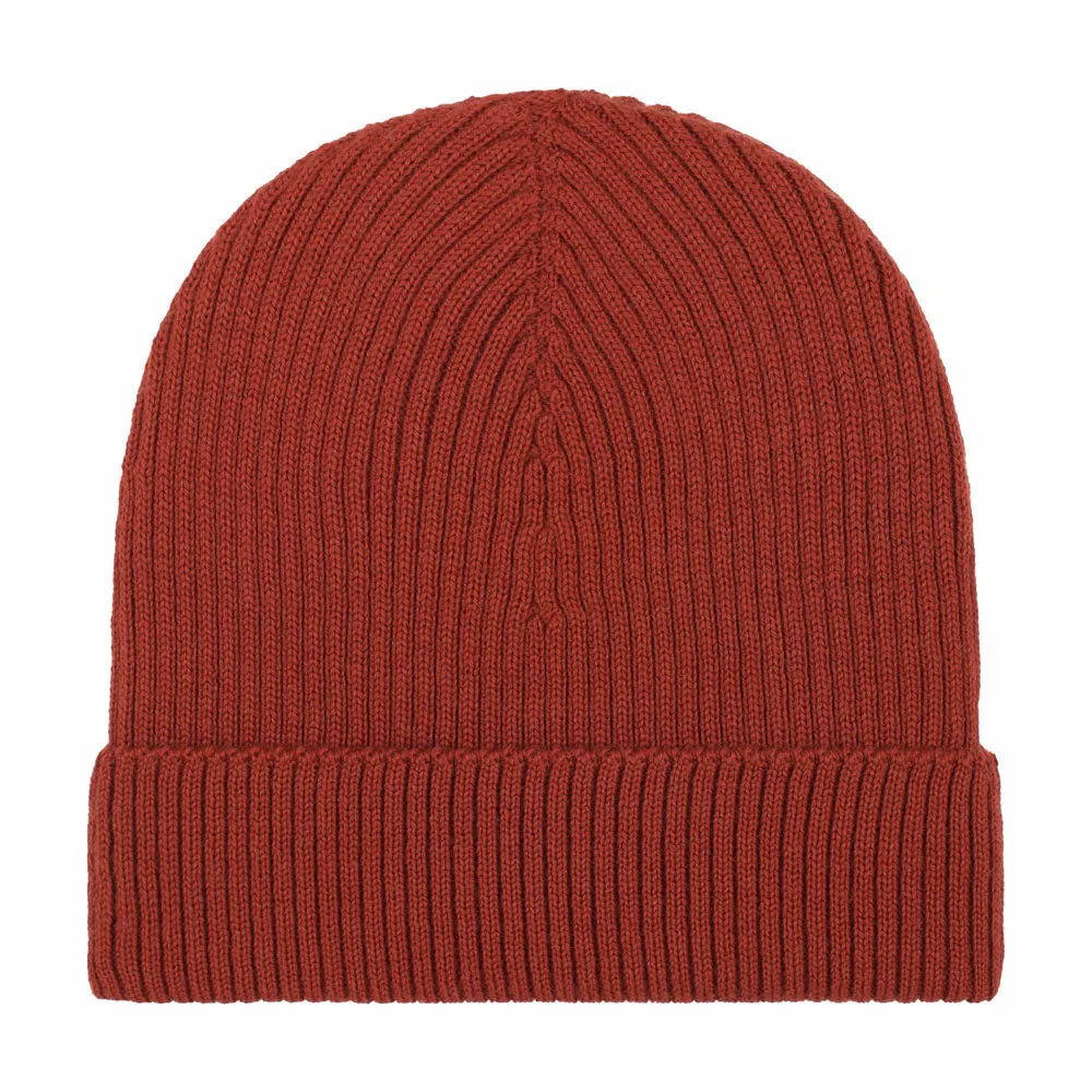 Lightweight Ribbed Extra Fine Merino Beanie Hat