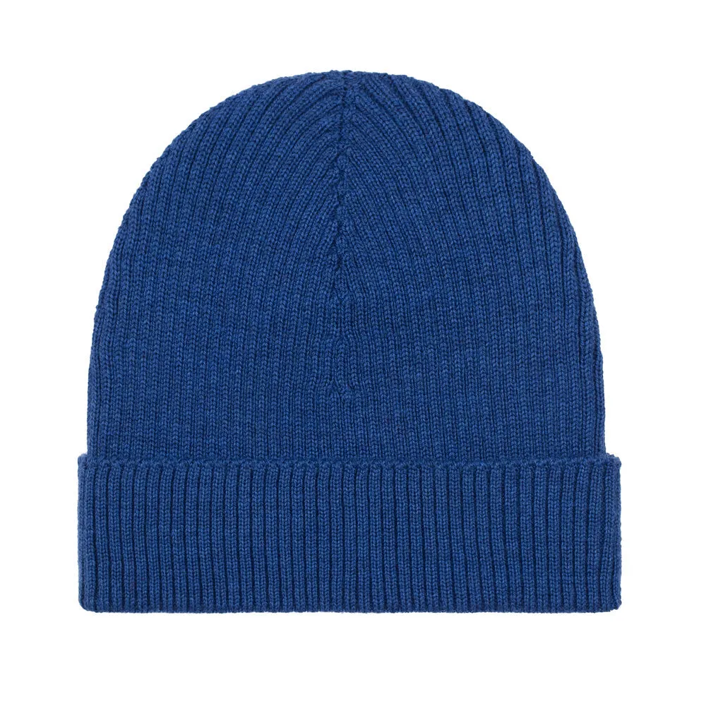 Lightweight Ribbed Extra Fine Merino Beanie Hat