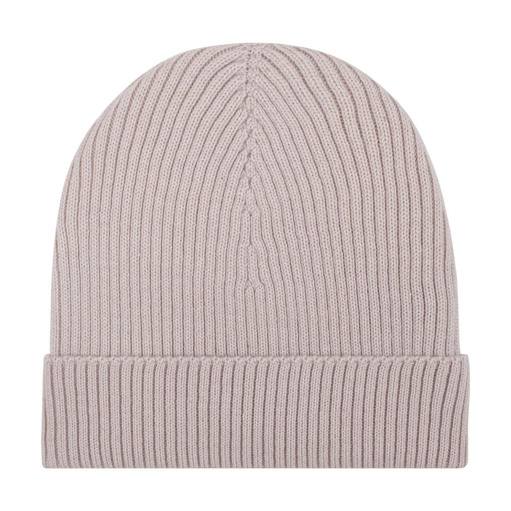 Lightweight Ribbed Extra Fine Merino Beanie Hat