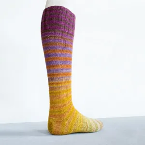 Mahalle Toe Up Sock Pattern - Uneek Fingering