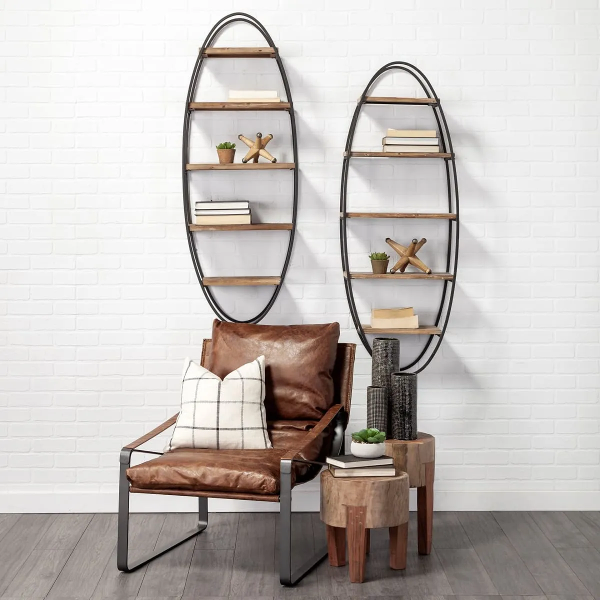 Metort Wall Furniture Brown Wood