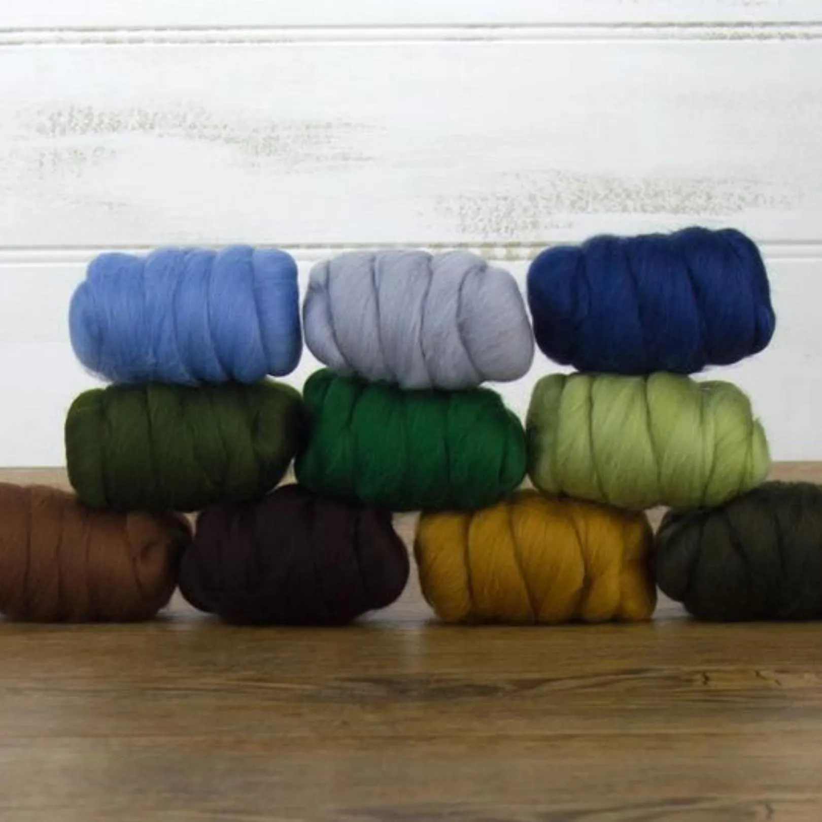 Mixed Merino Wool Variety Pack | Countryside Drive (Multicolored) 250 Grams, 23 Micron