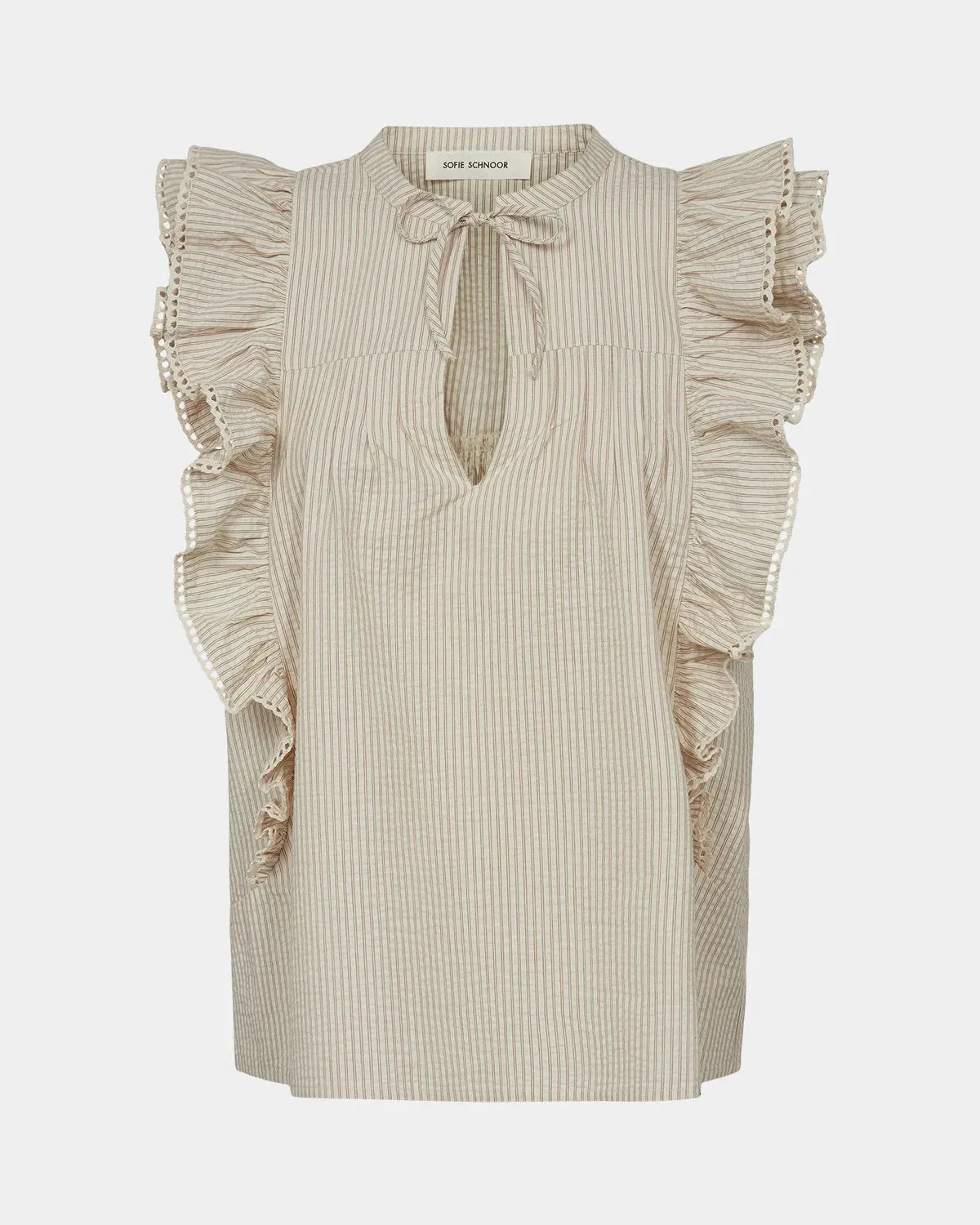 Off-White Ruffle Blouse