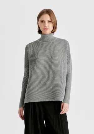 Paisie Turtleneck Ribbed Jumper