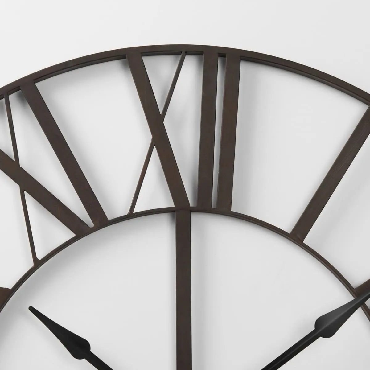 Pender Wall Clock Brown Metal | 40"