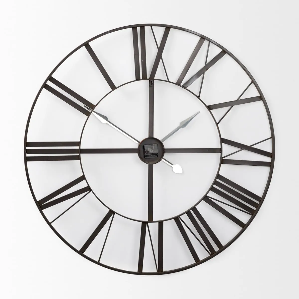 Pender Wall Clock Brown Metal | 40"