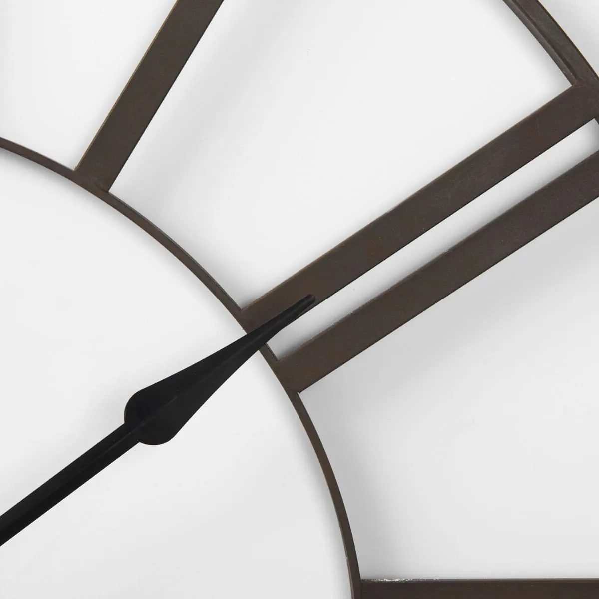 Pender Wall Clock Brown Metal | 40"