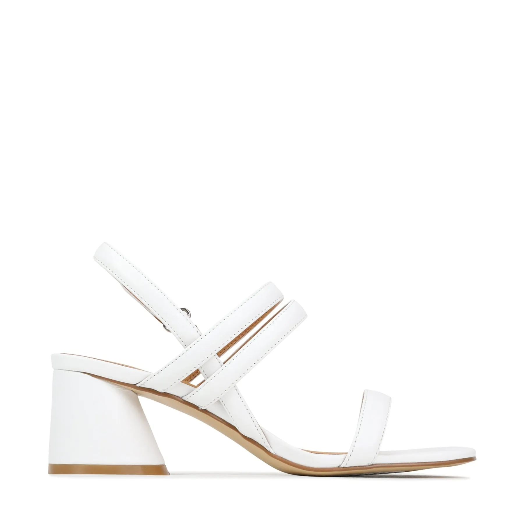 PETELLA BLOCK HEEL SANDALS LEATHER