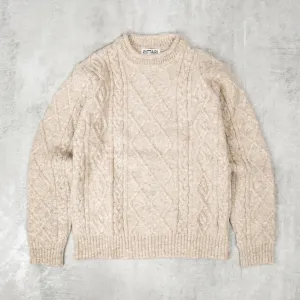 Cozy Portland Wool Sweater with Cable Knit Design