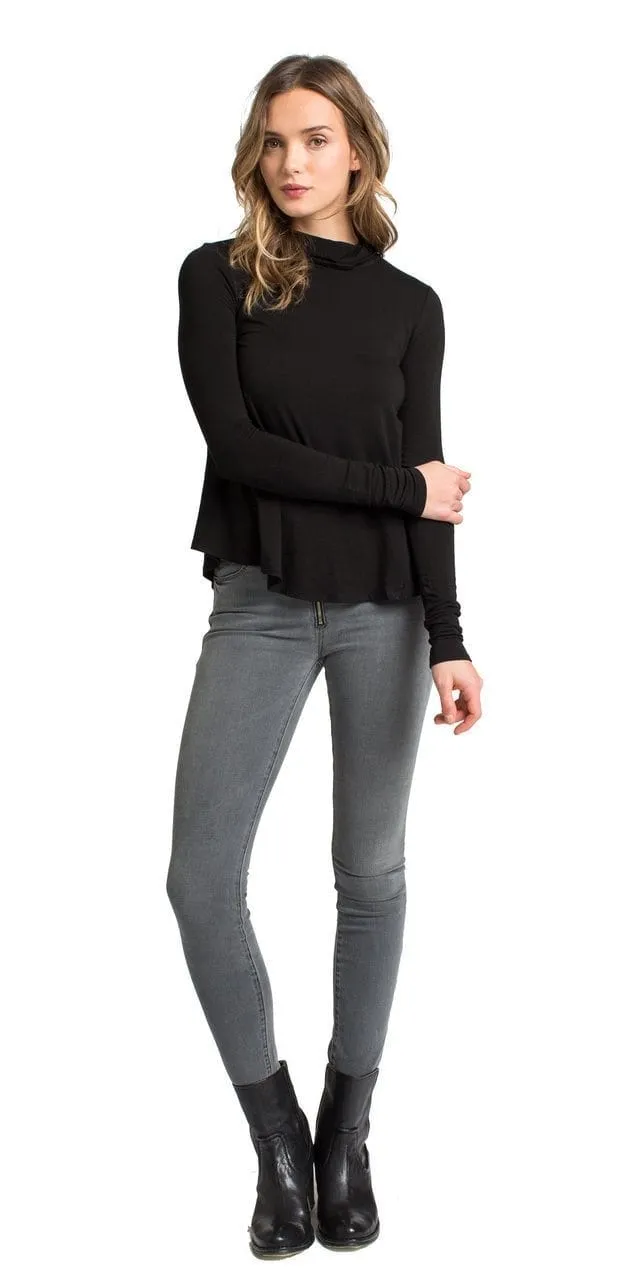 Portabella Turtleneck -Black