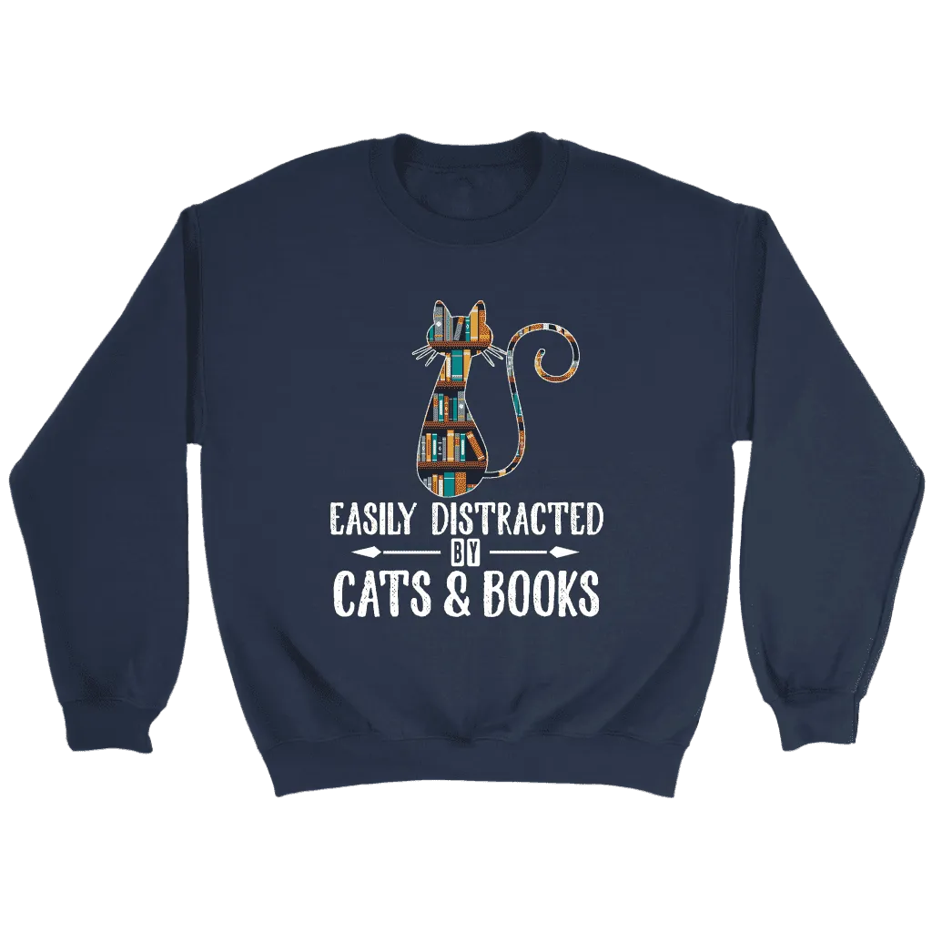 "Cats and books" Sweatshirt