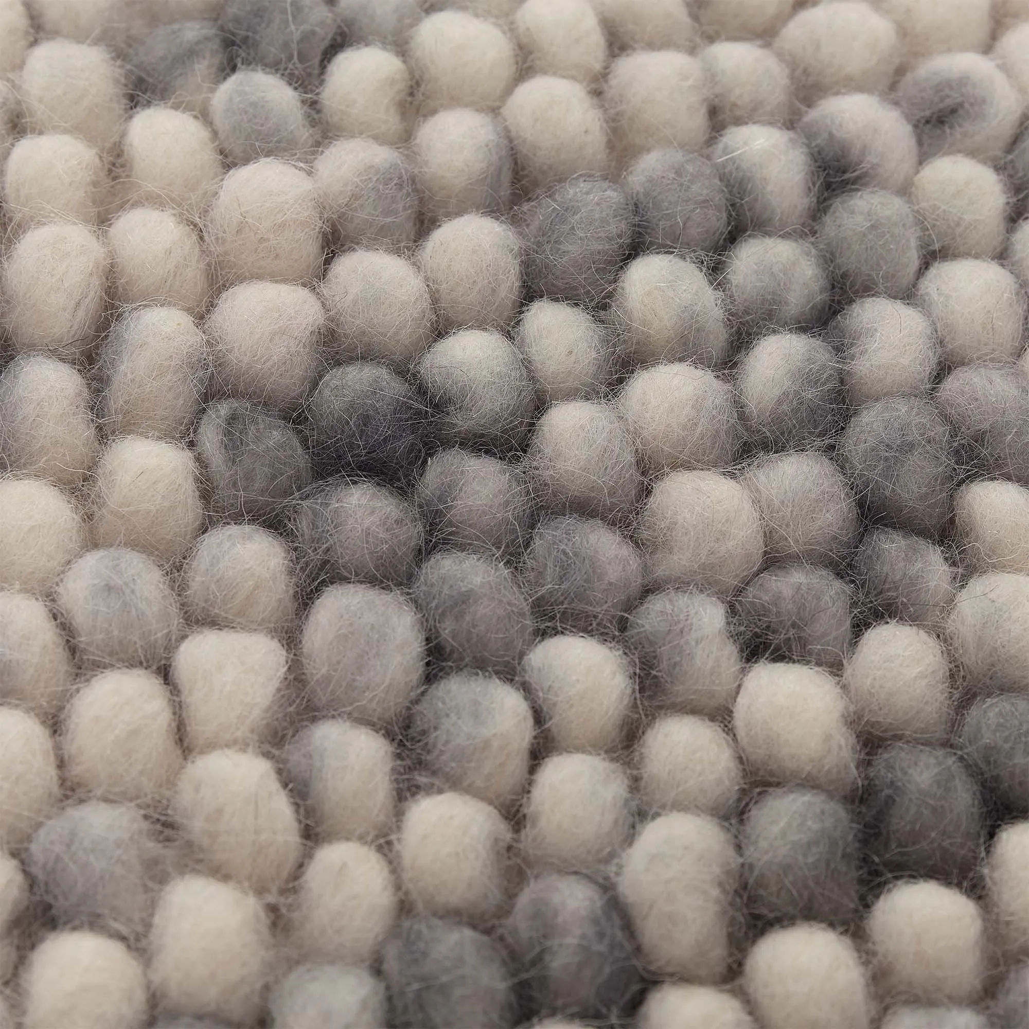 Ravi Wool Rug [Grey melange]