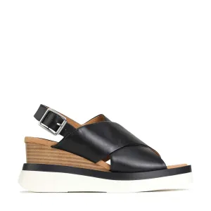 SASILLE WEDGE SANDALS LEATHER