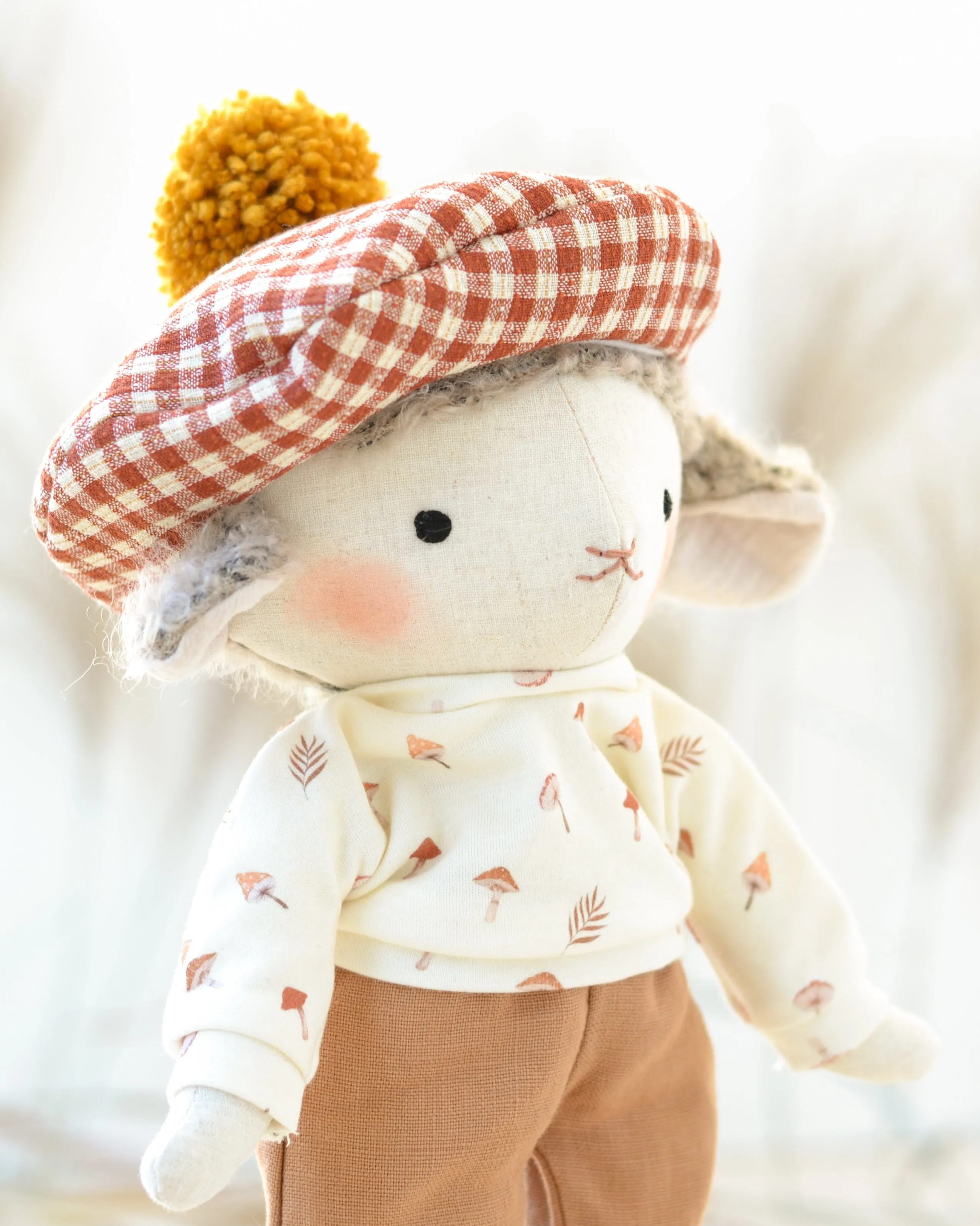 Sheep Doll French Beret