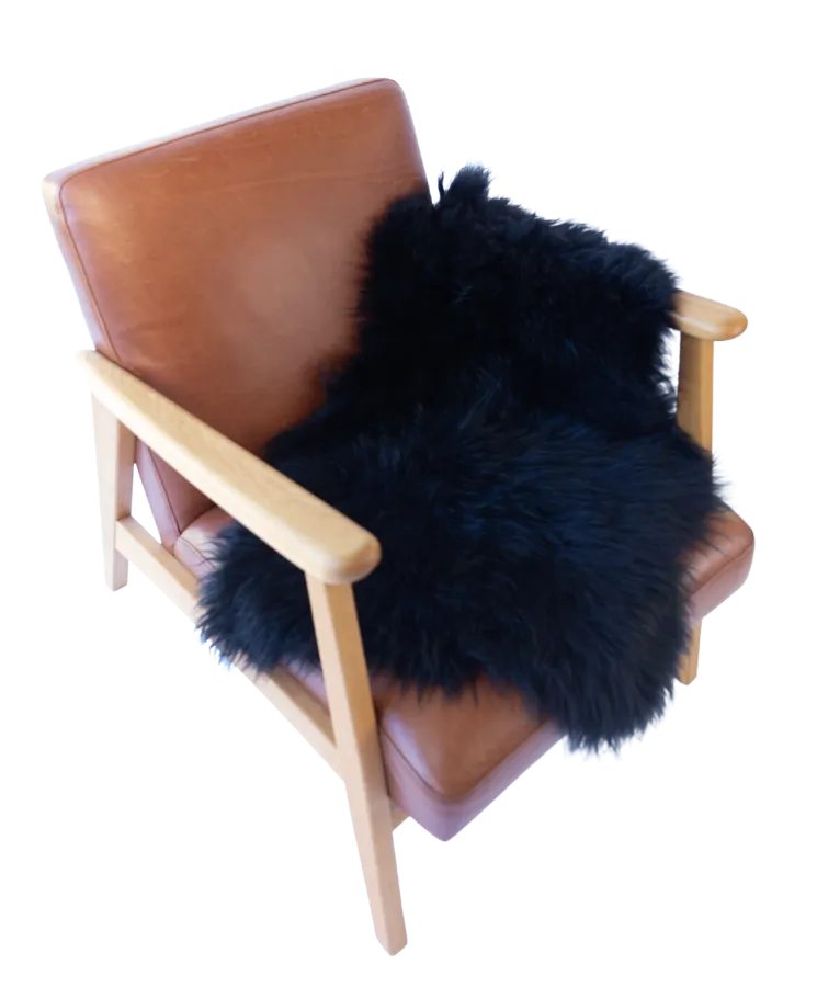 Sheepskin Throw Rug - Long Wool